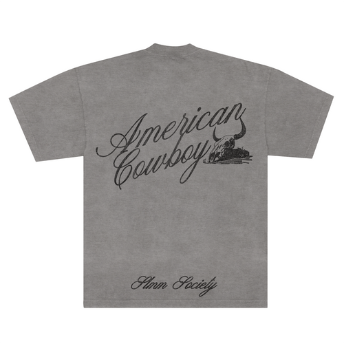 American Cowboy tee back mockup