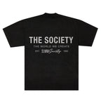 SLMM Society back logo black tee