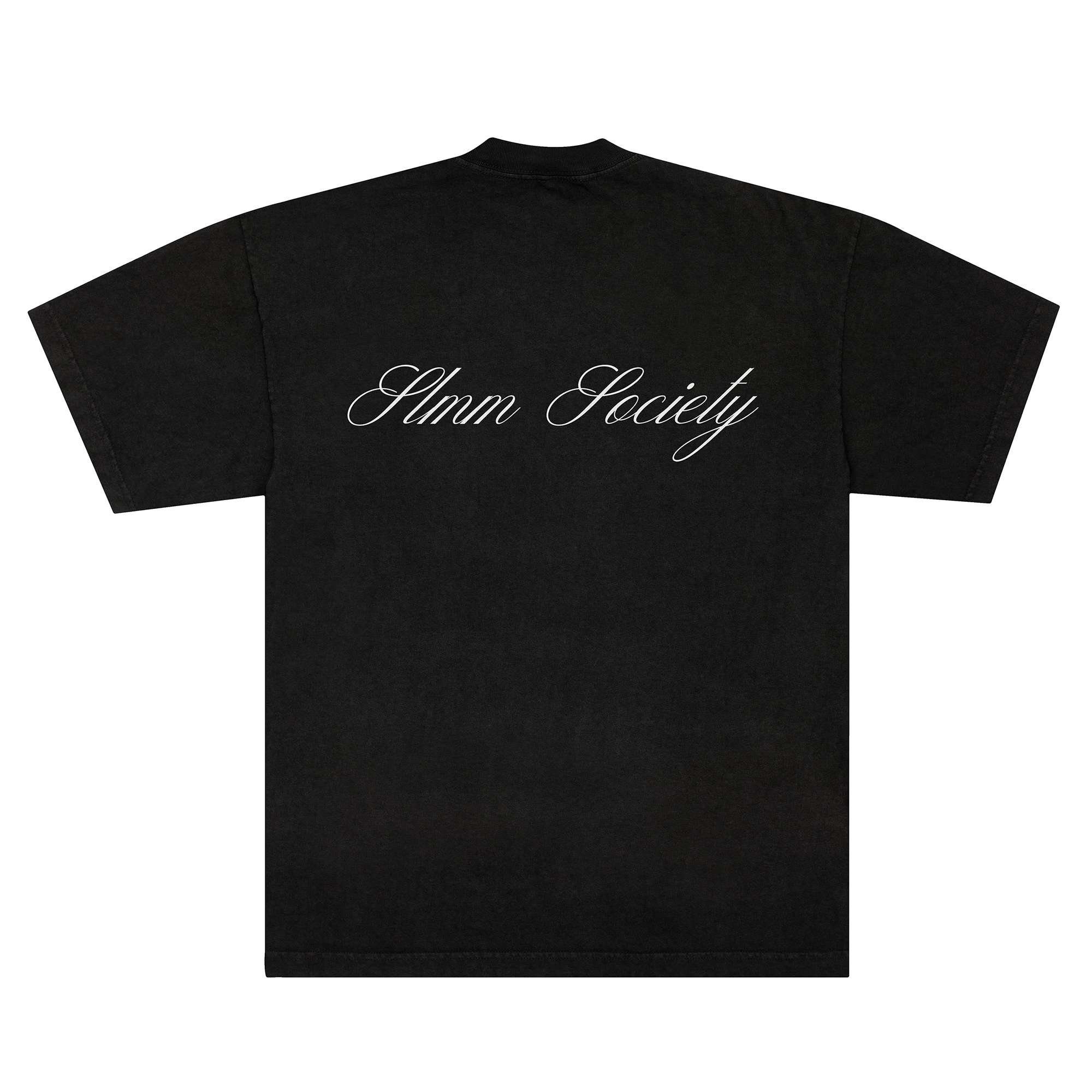 The Signal tee back mockup